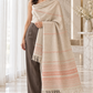 Weavers Villa Minimal Striped Woven Shawl with Fringe Finish For Women Soft Textured Feel, Lightweight Comfort , Easy Layering, Versatile Everyday Styling