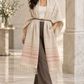 Weavers Villa Minimal Striped Woven Shawl with Fringe Finish For Women Soft Textured Feel, Lightweight Comfort , Easy Layering, Versatile Everyday Styling