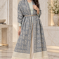 Elegant Woven Shawl with Floral Border and Fringe Finish For Women Soft Textured Feel, Lightweight Comfort , Easy Layering, Versatile Everyday Styling