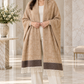 Elegant Woven Shawl with Floral Border and Fringe Finish For Women Soft Textured Feel, Lightweight Comfort , Easy Layering, Versatile Everyday Styling