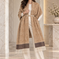 Elegant Woven Shawl with Floral Border and Fringe Finish For Women Soft Textured Feel, Lightweight Comfort , Easy Layering, Versatile Everyday Styling