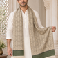 Elegant Woven Shawl with Floral Border and Fringe Finish For Men Soft Textured Feel, Lightweight Comfort , Easy Layering, Versatile Everyday Styling