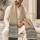 Elegant Woven Stole with Floral Border and Fringe Finish For Men Soft Textured Feel, Lightweight Comfort , Easy Layering, Versatile Everyday Styling