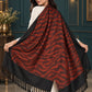 WV-105-RED | Woven stole | Creative draping style 5