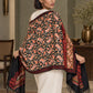 WV-111-BLACK | Woven stole | Elegant drape 5