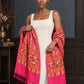 WV-111-PINK | Woven stole | Elegant drape 3