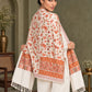 WV-111-WHITE | Woven stole | Elegant drape 5