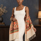 WV-112-BEIGE | Woven stole | Elegant drape 3