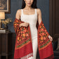WV-112-MAROON | Woven stole | Elegant drape 3
