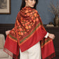 WV-112-MAROON | Woven stole | Elegant drape 5