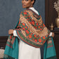 WV-112-NEWGREEN | Woven stole | Elegant drape 5