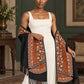 WV-113-BLACK | Woven stole | Elegant drape 3