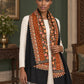 WV-113-BLACK | Woven stole | Elegant drape 4
