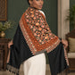 WV-113-BLACK | Woven stole | Elegant drape 5
