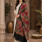 Women's Wool Blend Full Embroidery Matka Shawl