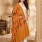 Women's Wool Blend Full Embroidery Matka Shawl