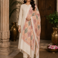 Women's Wool Blend Full Embroidery Matka Shawl