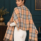 WV-201-BEIGE | Checked stole | Elegant drape 5