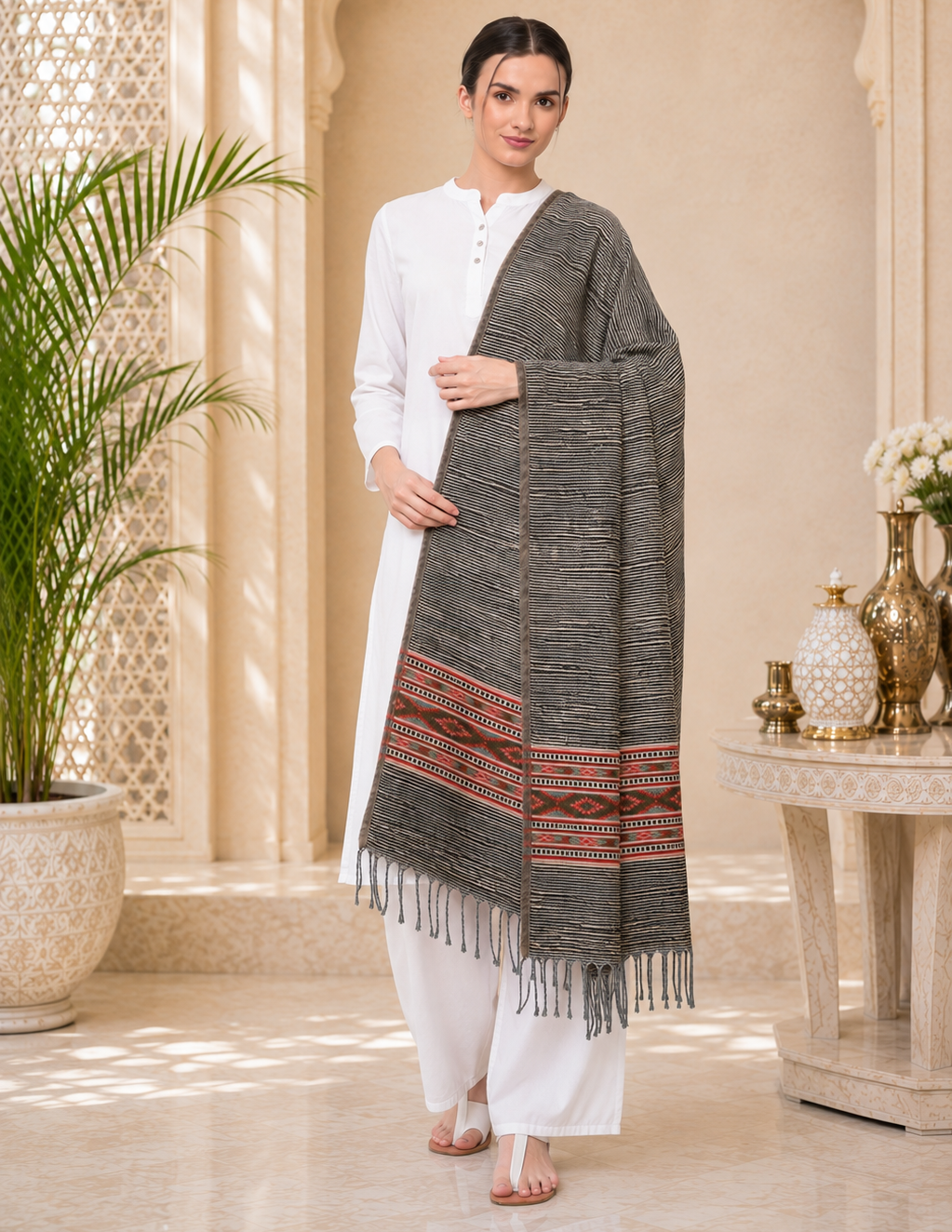 Weavers Villa Kullu Design Shawl