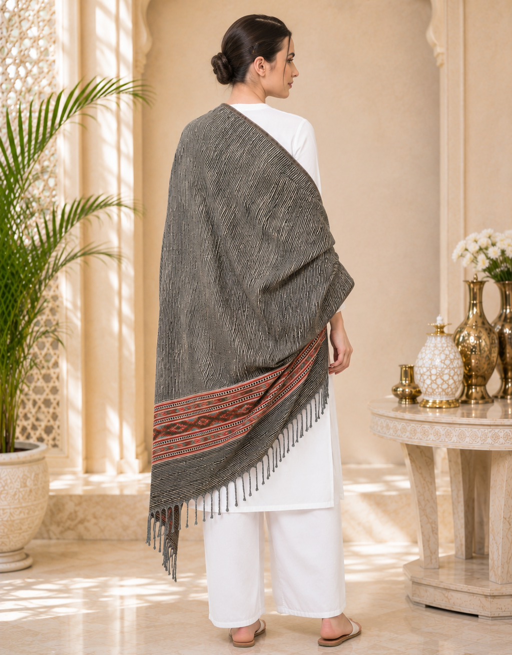Weavers Villa Kullu Design Shawl