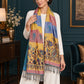 WV-503-FEROZI | Woven floral stole | Elegant drape 4