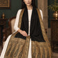 WV-504-BLACK | Woven stole | Elegant drape 1