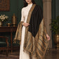 WV-504-BLACK | Woven stole | Elegant drape 2