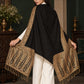 WV-504-BLACK | Woven stole | Elegant drape 5