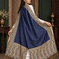 WV-504-NAVY | Woven stole | Elegant drape 5
