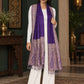 WV-504-PURPLE | Woven stole | Elegant drape 4