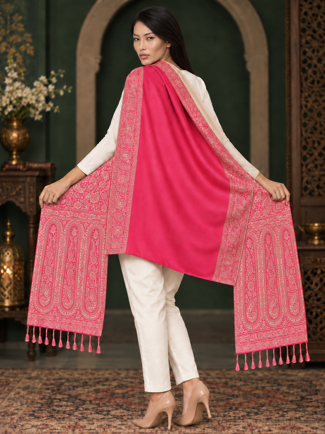 WV-504-RANI | Woven stole | Elegant drape 5