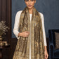WV-651-COFFEE | Woven stole | Elegant drape 4