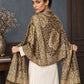 WV-651-COFFEE | Woven stole | Elegant drape 5