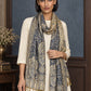 WV-651-NAVYBLUE | Woven stole | Elegant drape 4