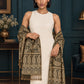 WV-654-BLACK | Woven stole | Elegant drape 3