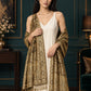 WV-654-COFFEE | Woven stole | Elegant drape 3