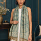 WV-654-NEWGREEN | Woven stole | Elegant drape 4