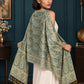 WV-654-NEWGREEN | Woven stole | Elegant drape 5