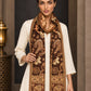 WV-655-COFFEE | Woven stole | Elegant drape 4