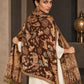 WV-655-COFFEE | Woven stole | Elegant drape 5
