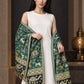 WV-655-NEWGREEN | Woven stole | Elegant drape 3