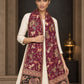 WV-655-PINK | Woven stole | Elegant drape 4