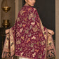 WV-655-PINK | Woven stole | Elegant drape 5