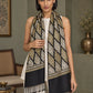 WVST-109-BLACK | Woven stole | Elegant drape 4