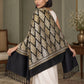 WVST-109-BLACK | Woven stole | Elegant drape 5