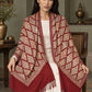 WVST-109-MAROON | Woven stole | Elegant drape 1