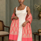 WVST-109-PINK | Woven stole | Elegant drape 3