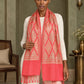 WVST-109-PINK | Woven stole | Elegant drape 4
