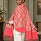 WVST-109-PINK | Woven stole | Elegant drape 5
