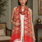 WVST-109-RED | Woven stole | Elegant drape 4